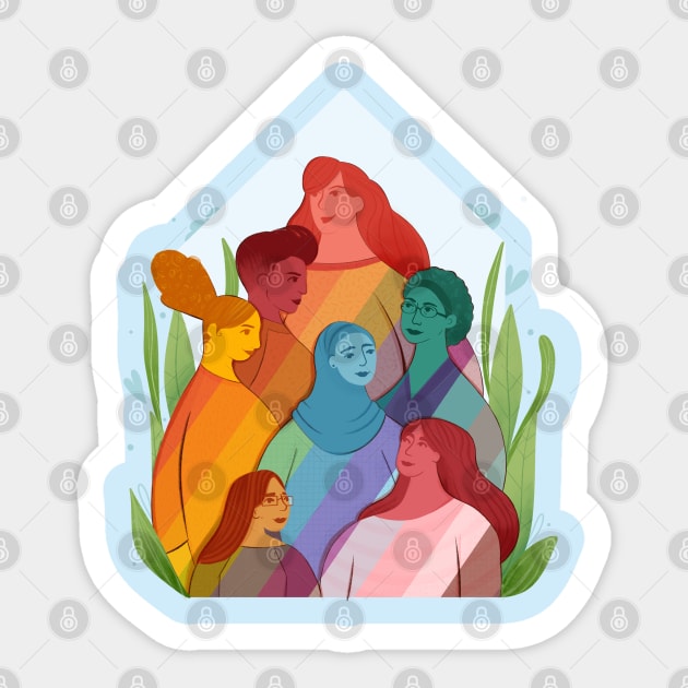 Safe space lgbtq Sticker by Maia Fadd